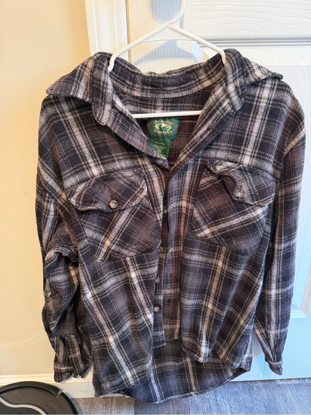 Vintage Men’s Stillwater Supply Co. Plaid Heavyweight Flannel Shirt